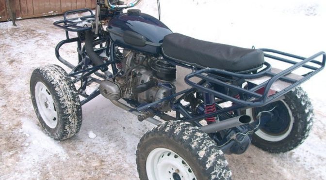 Самодельный квадроцикл из урала 4х4
