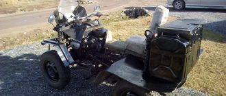 Самодельный квадроцикл на базе мотоцикла Урал